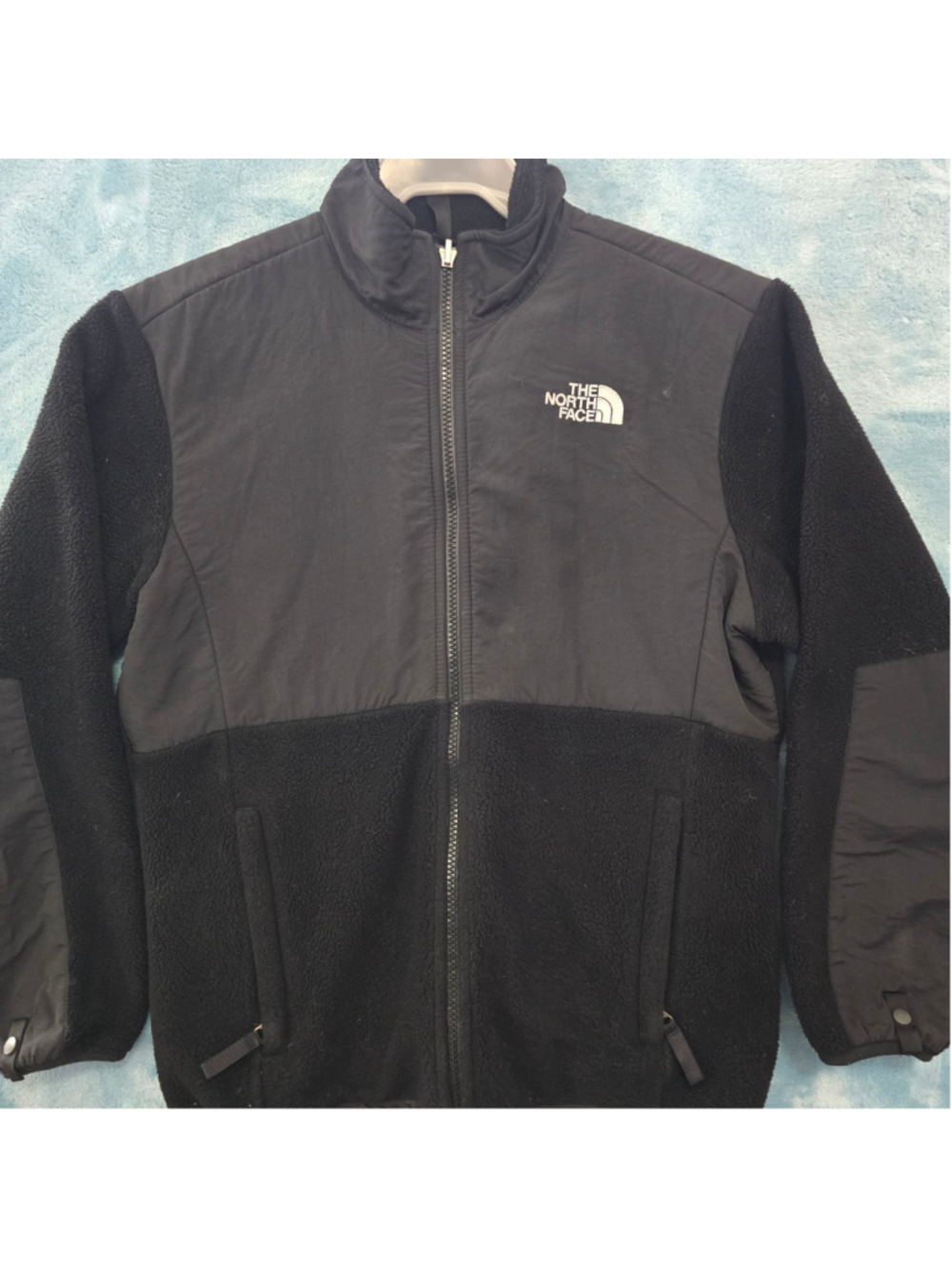 Girls The North Face Fleece Jacket Black Size L
